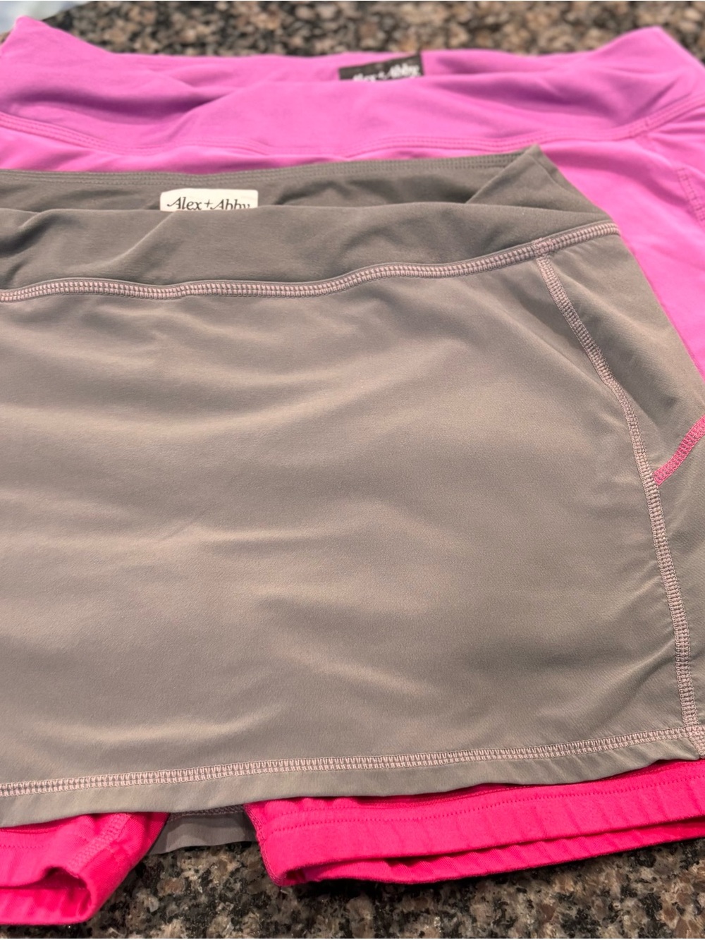 Alex & Abby BUNDLE 2 Women's Moisture Wicking Stretch Golf/Tennis Skort Sz M